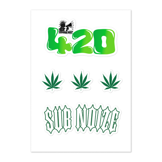 Sub Noize 420 Kiss-Cut Sticker Sheet