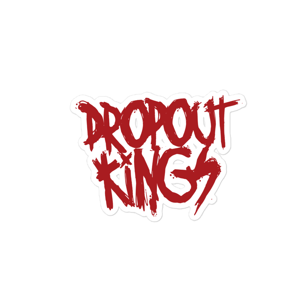 Dropout Kings Kiss-cut sticker - Red