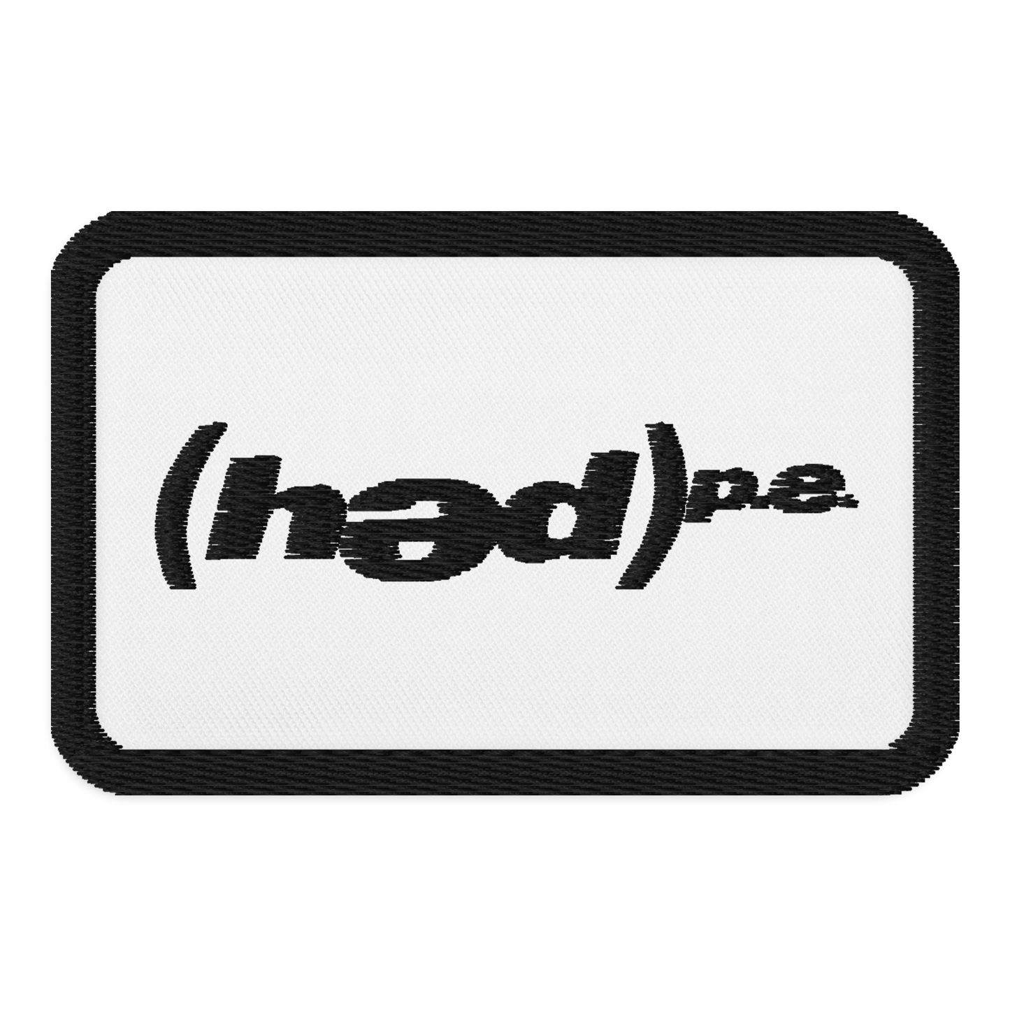 (Hed) P.E. OG Logo Patch - Black/White