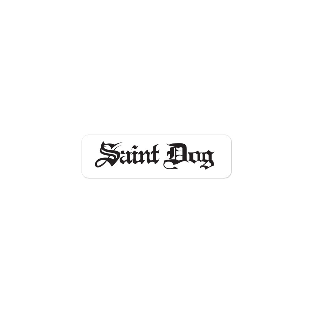 Saint Dog Classic Logo Sticker