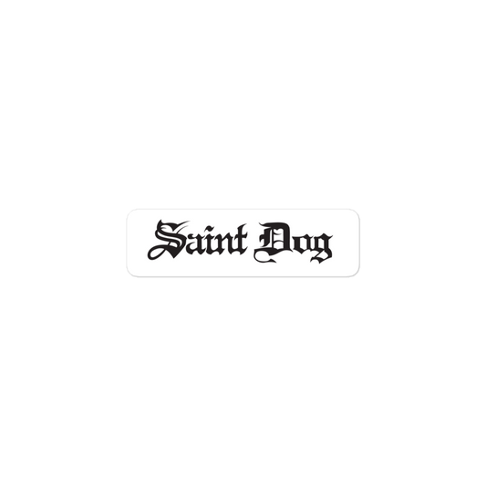 Saint Dog Classic Logo Sticker