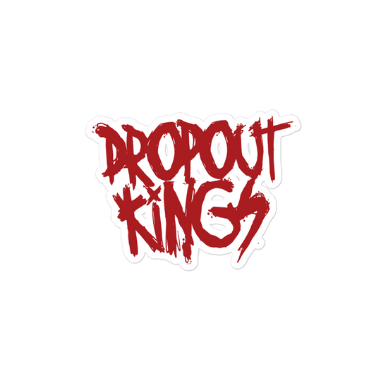 Dropout Kings Kiss-cut sticker - Red