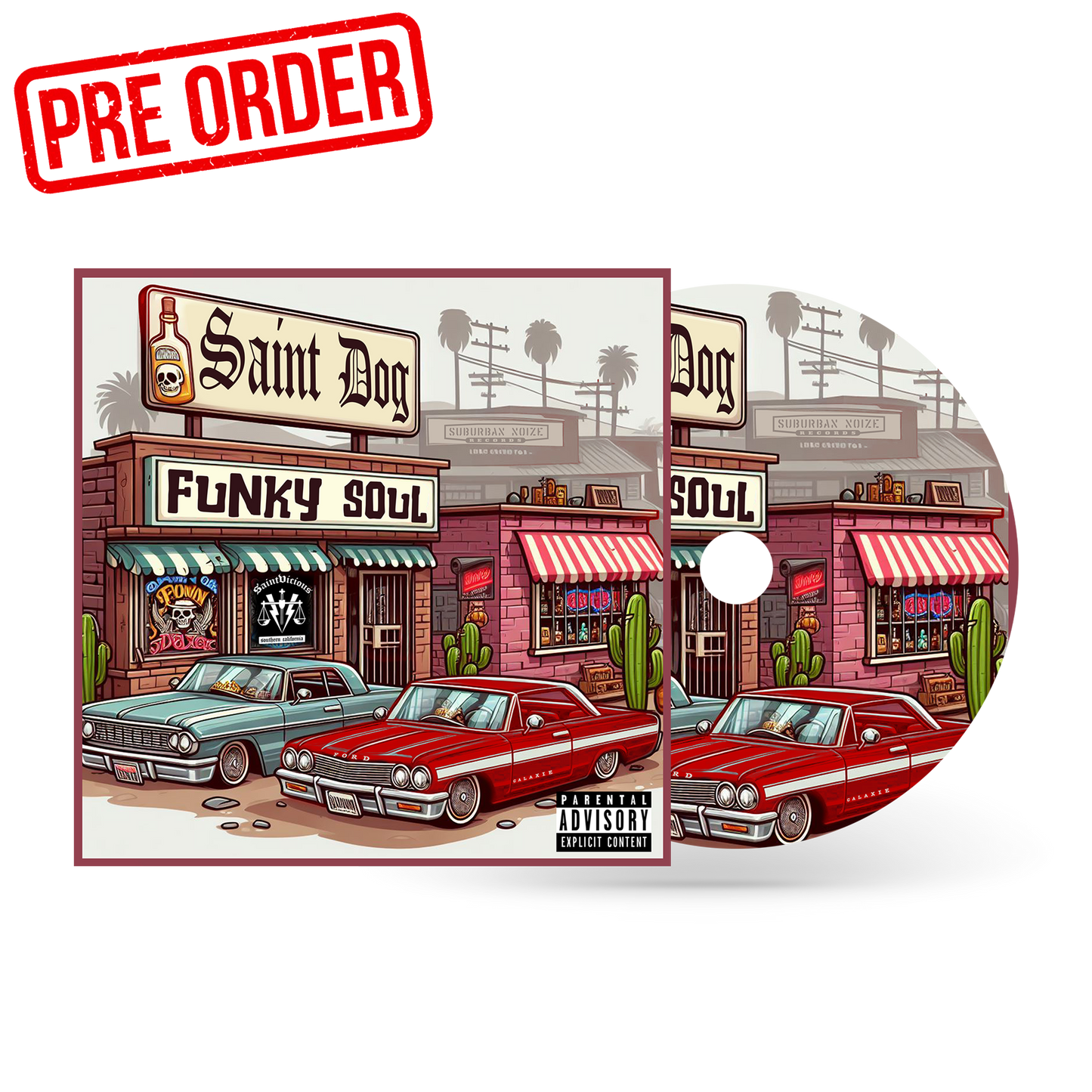 Saint Dog - Funky Soul [CD + TEE PRE-ORDER BUNDLE]