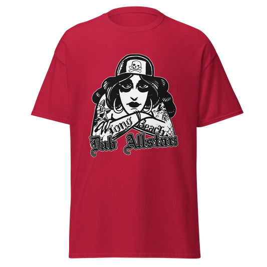 Long Beach Dub Allstars Tee (Chocolate / Red)