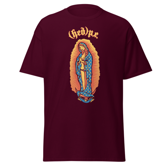 (Hed) P.E. - Virgin Mary Tee (Maroon / Black )