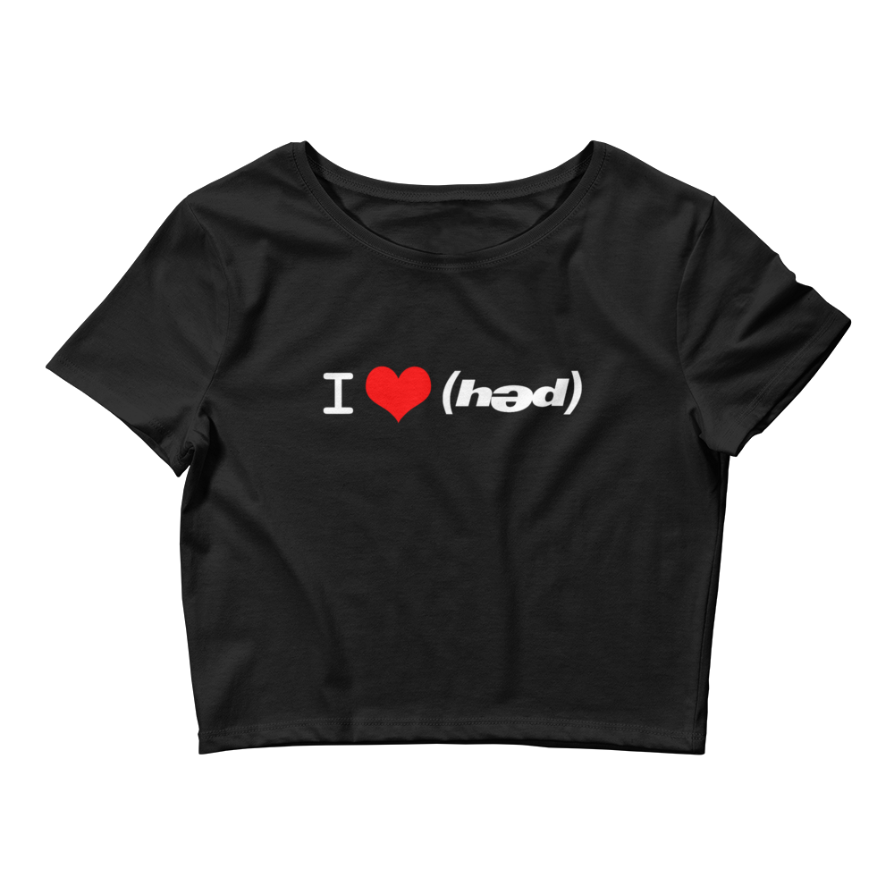 (Hed) P.E. I Love Hed Crop Top Tee